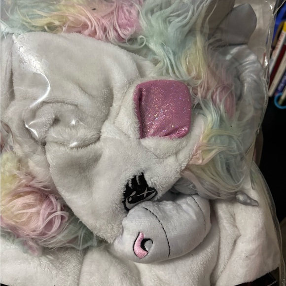 Spirit Halloween Unicorn Belly Outfit with Pink and White - Picture 3 of 4